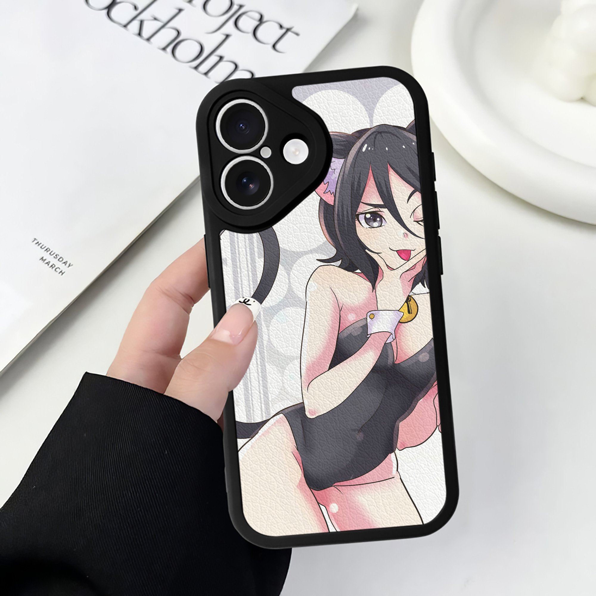 （画像用） ブリーチ BLEACH 【iPhone 16シリーズ対応】シリコンスマホケース（レザー調） 材質：シリコン